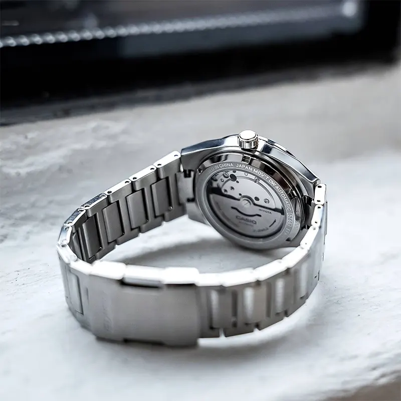Casio Edifice Automatic Electroformed Textured Silver Dial Men's Watch | EFK-110D-7A
