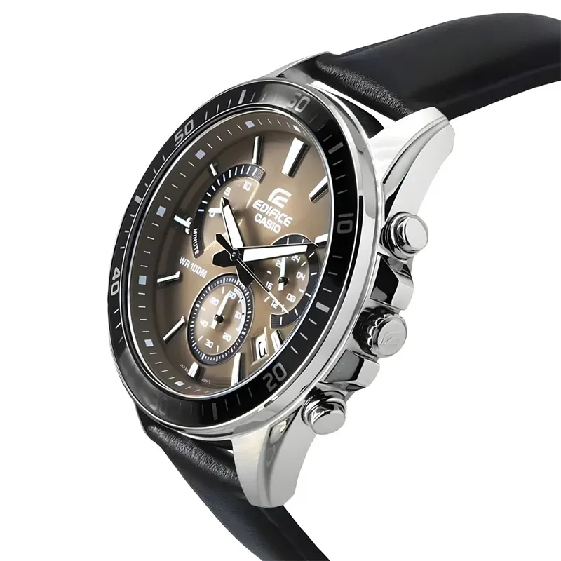 Casio Edifice Standard Chronograph Light Brown Dial Men's Watch | EFR-552L-5AV