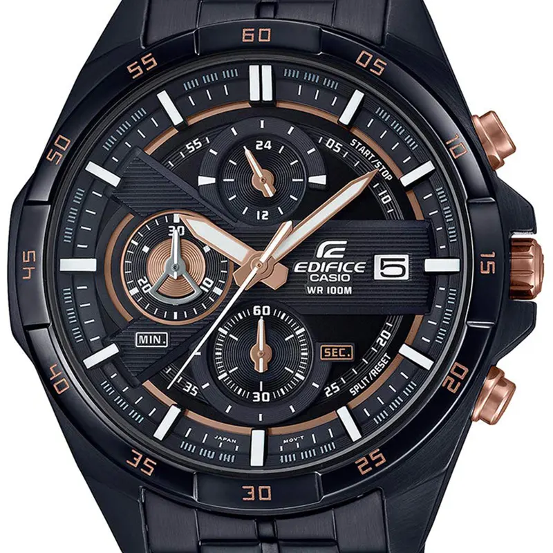 Casio Edifice Multi Layered Black Dial Men's Watch | EFR-556DC-1AV
