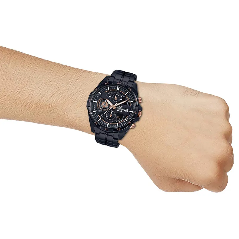 Casio Edifice Multi Layered Black Dial Men's Watch | EFR-556DC-1AV