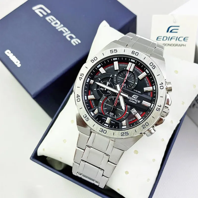 Casio Edifice Chronograph Black Dial Men’s Watch | EFR-564D-1AV
