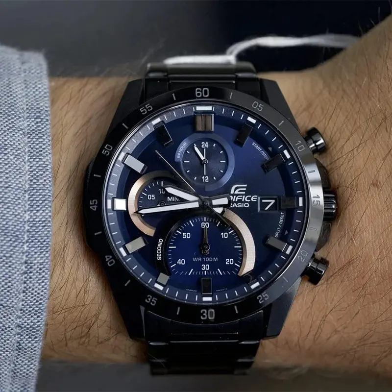 Casio Edifice Chronograph Dark Blue Dial Men’s Watch | EFR-571DC-2AV