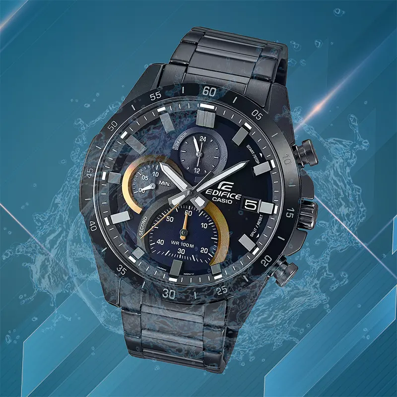 Casio Edifice Chronograph Dark Blue Dial Men’s Watch | EFR-571DC-2AV