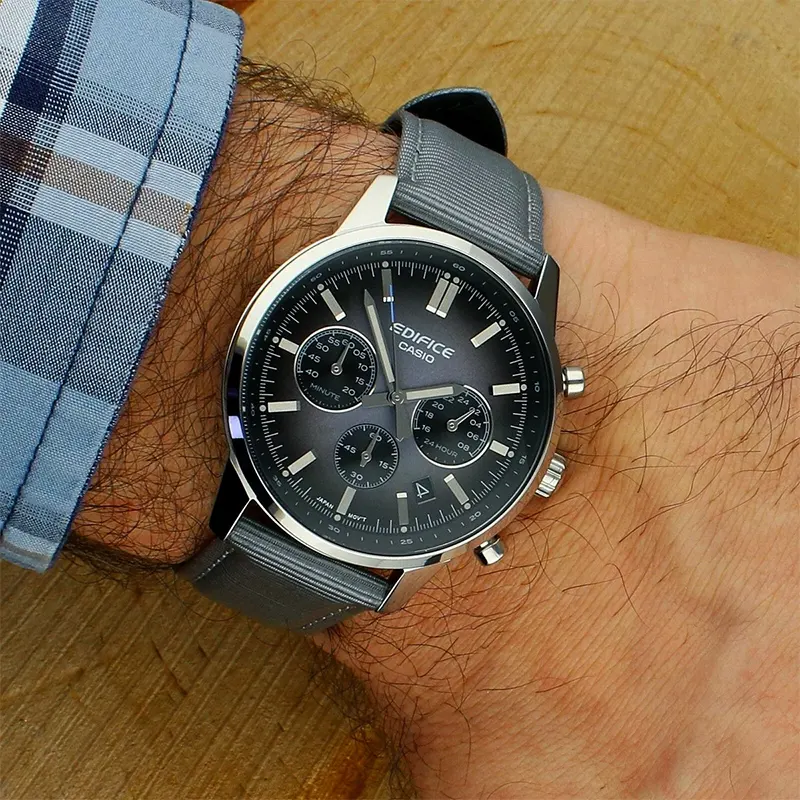 Casio Edifice Chronograph Grey Dial Men's Watch | EFR-575C-8A