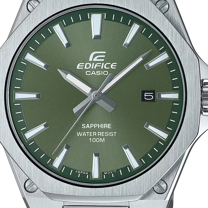 Casio Edifice EFR-S108D-3AV Green Dial Men's Watch