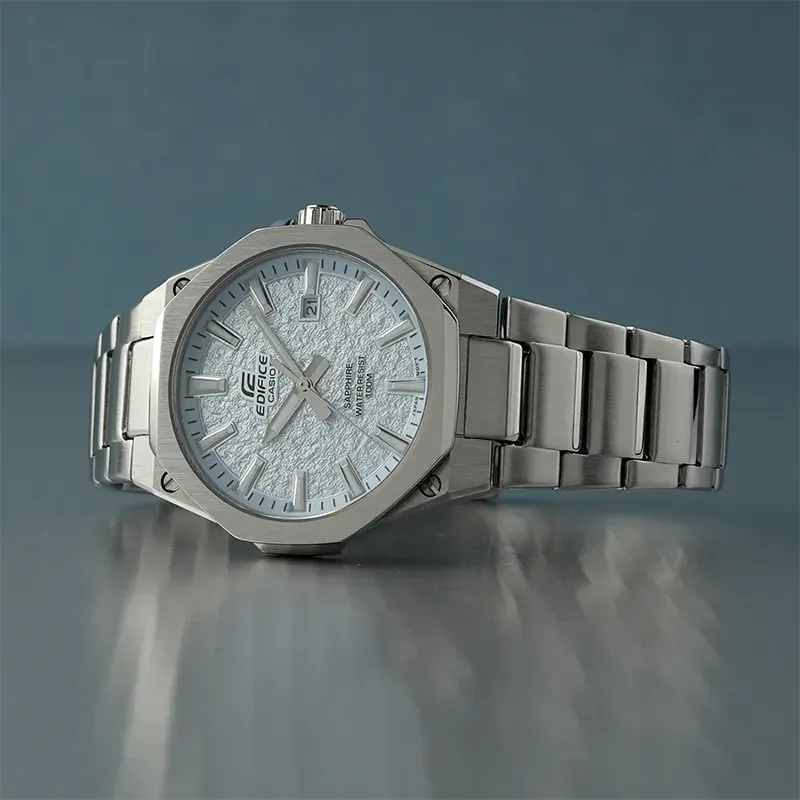 Casio Edifice EFR-S108DE-2AV Textured Ice Blue Dial Men's Watch
