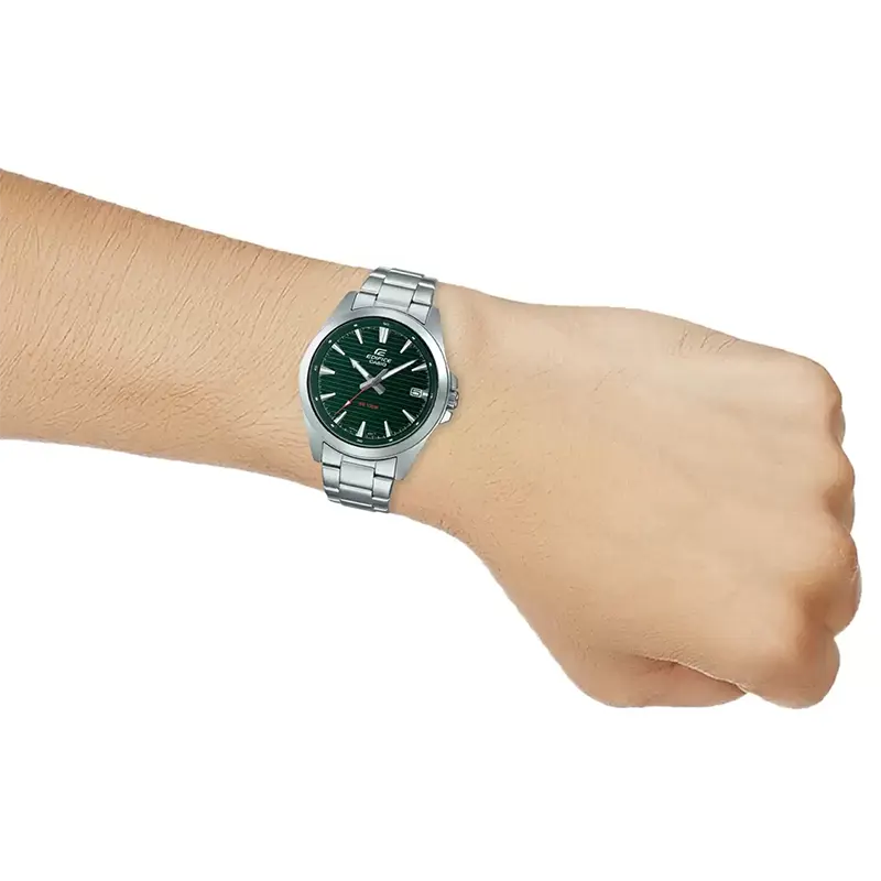 Casio Edifice EFV-140D-3AV Green Dial Men's Watch