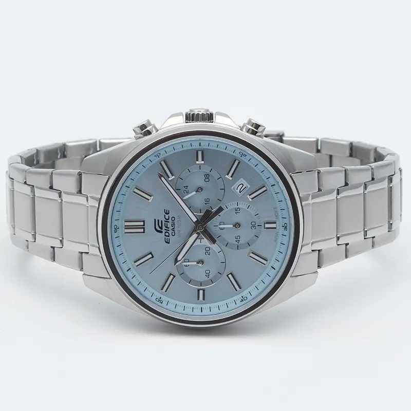 Casio Edifice EFV-650D-2BV Chronograph Light Blue Dial Men's Watch