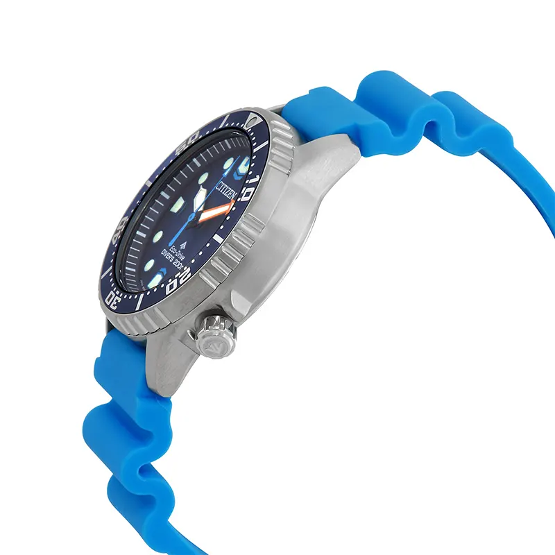 Citizen Promaster Dive Blue Dial Blue Polyurethane Strap Men's Watch | EO2028-06L