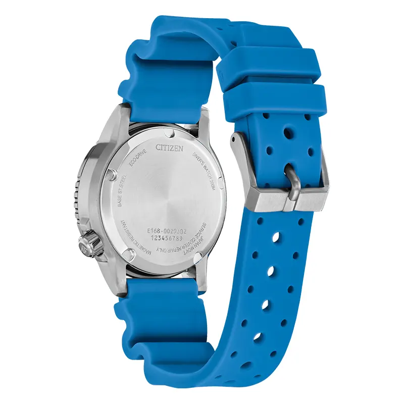 Citizen Promaster Dive Blue Dial Blue Polyurethane Strap Men's Watch | EO2028-06L