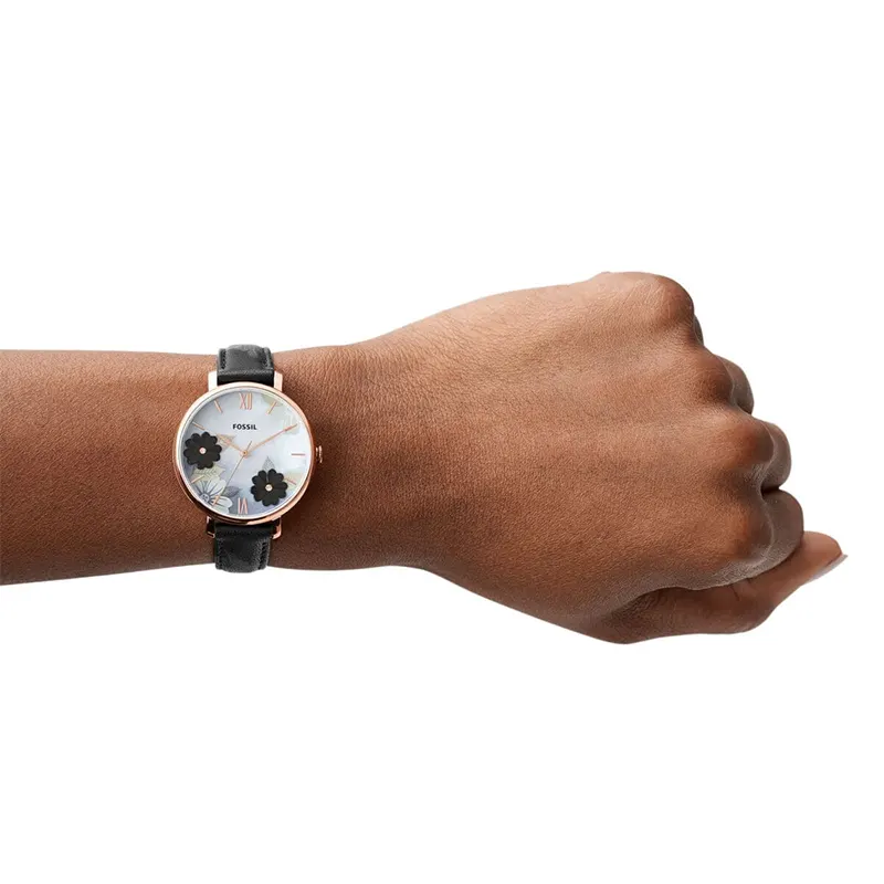 Fossil Jaqueline Floral Motif MOP Dial Ladies Watch | ES4535