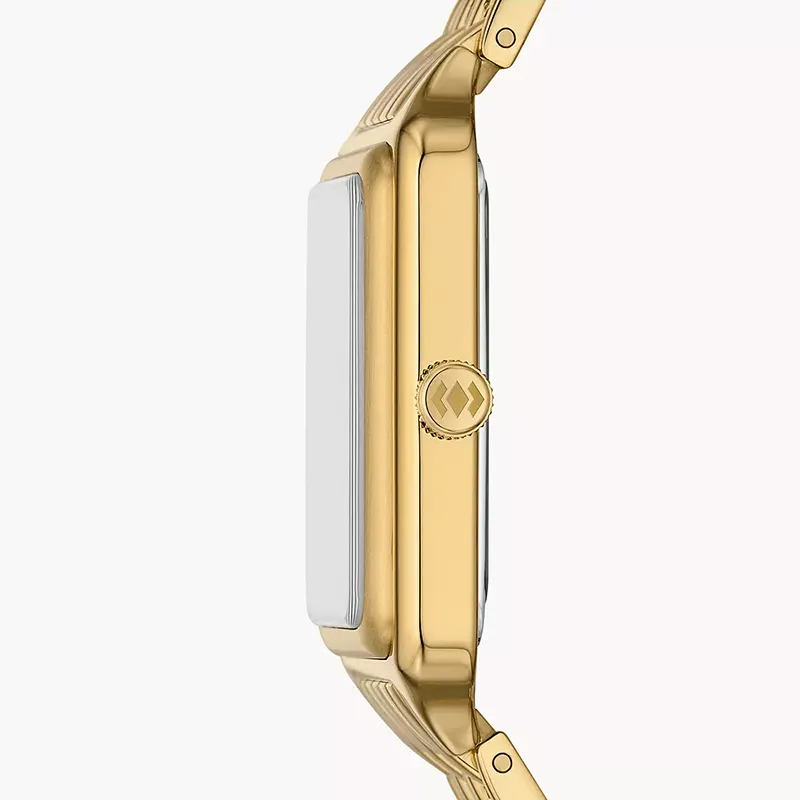 Fossil Raquel Date Green Dial Gold-tone Ladies Watch | ES5341