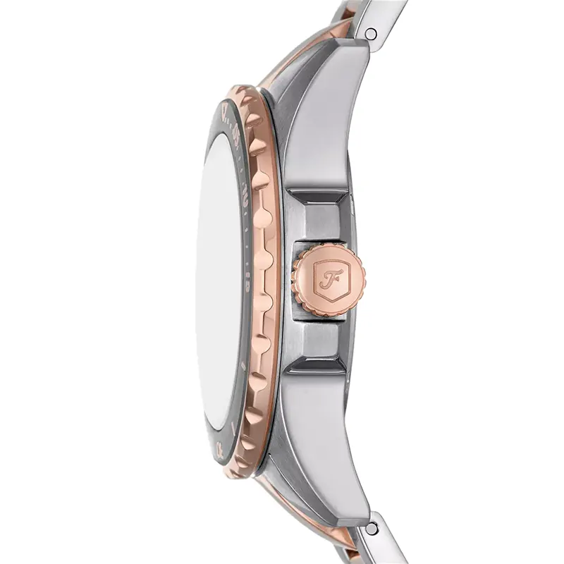Fossil Blue Dive Grey Dial Two-Tone Ladies Watch | ES5348