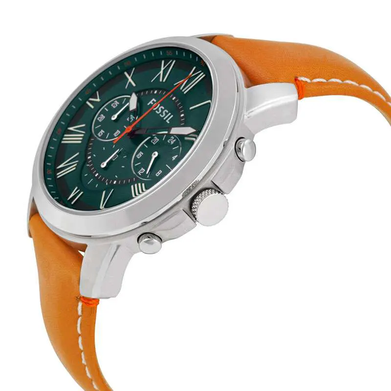 Fossil Grant Chronograph Green Dial Men's Watch | FS4918