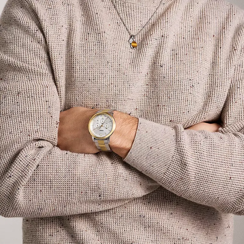 Fossil Neutra Chronograph Two-Tone Men's Watch | FS6112