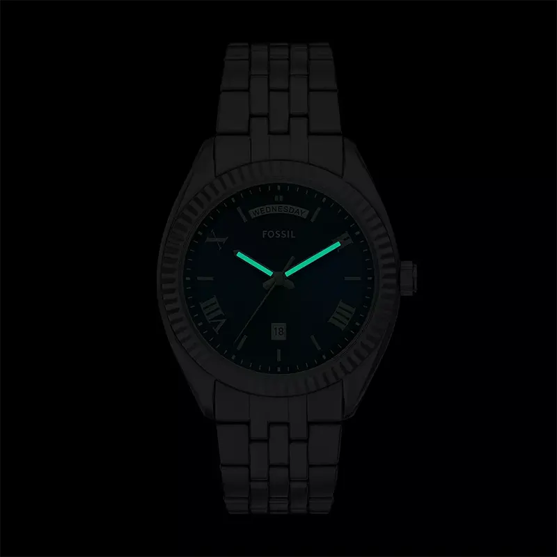 Fossil Campbell Day-Date Blue Dial Men's Watch | FS6140