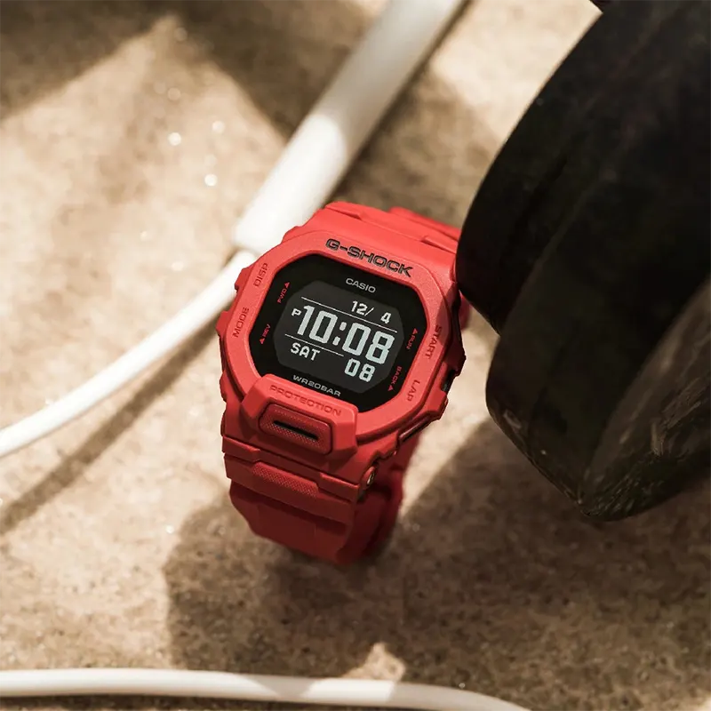 Casio G-Shock GBD-200RD-4 G-Squad Red Out Sports Edition Men's Watch