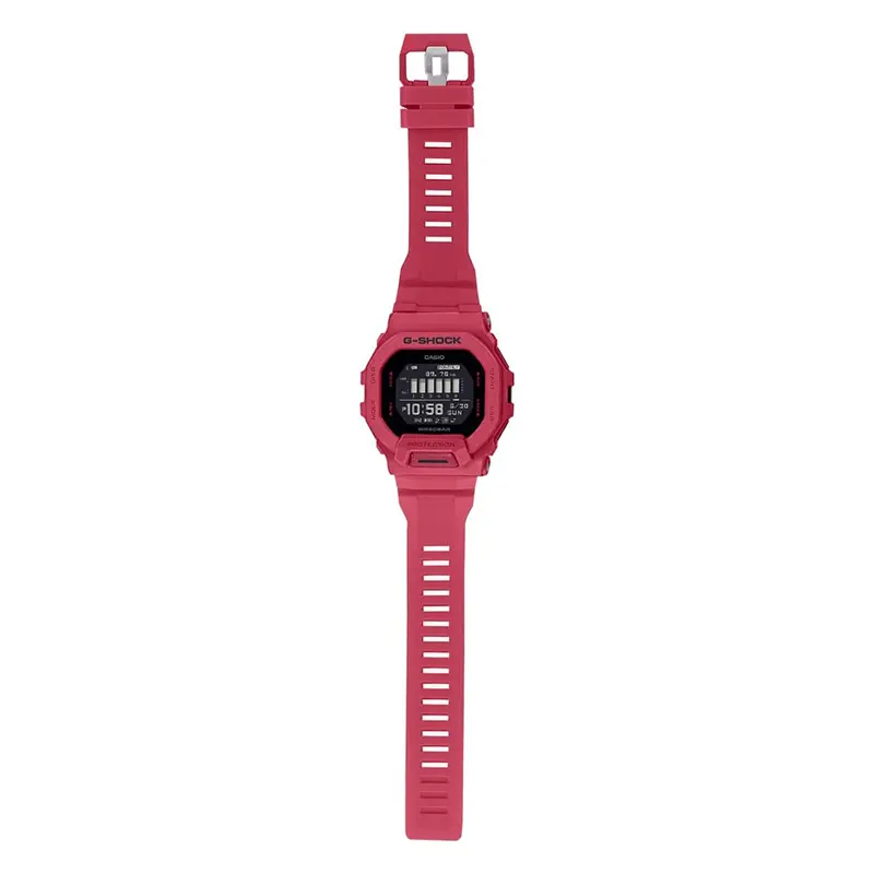 Casio G-Shock GBD-200RD-4 G-Squad Red Out Sports Edition Men's Watch