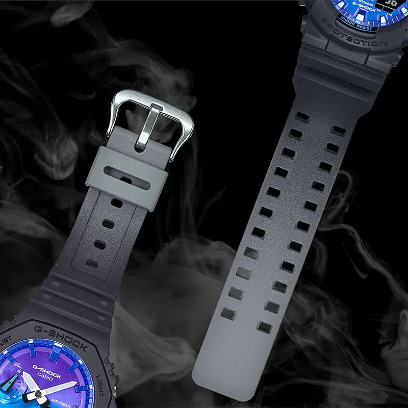 Casio G-Shock GA-2100FL-1A Glowing Flames of Blues Dial Men's Watch