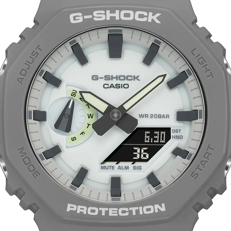 Casio G-Shock GA-2100HD-8A Glowing Luminescent Dial Men's Watch