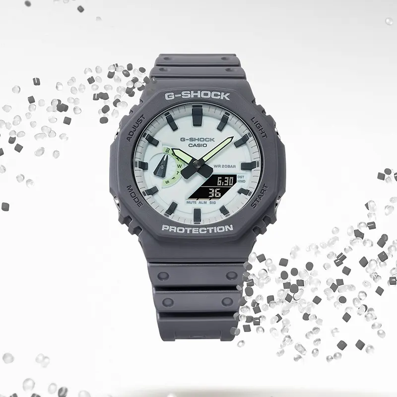Casio G-Shock GA-2100HD-8A Glowing Luminescent Dial Men's Watch