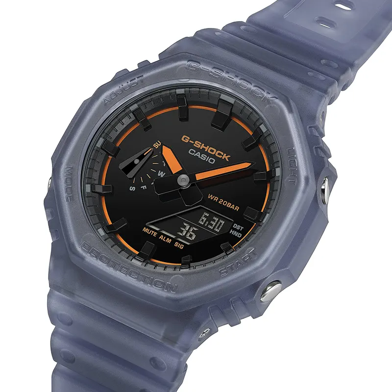 Casio G-Shock 'Music Driven Nightlife' Inspired Mysterious Smoky Men's Watch | GA-2100K-2A