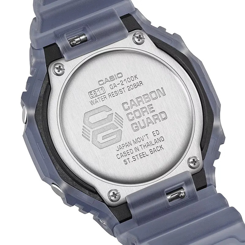Casio G-Shock 'Music Driven Nightlife' Inspired Mysterious Smoky Men's Watch | GA-2100K-2A