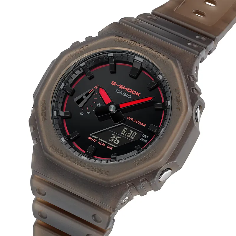 Casio G-Shock 'Music Driven Nightlife' Inspired Red-Black Dial Men's Watch | GA-2100K-5A