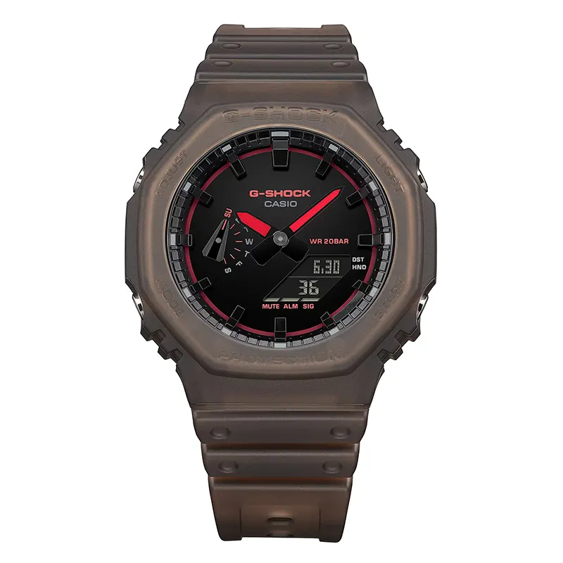 Casio G-Shock 'Music Driven Nightlife' Inspired Red-Black Dial Men's Watch | GA-2100K-5A