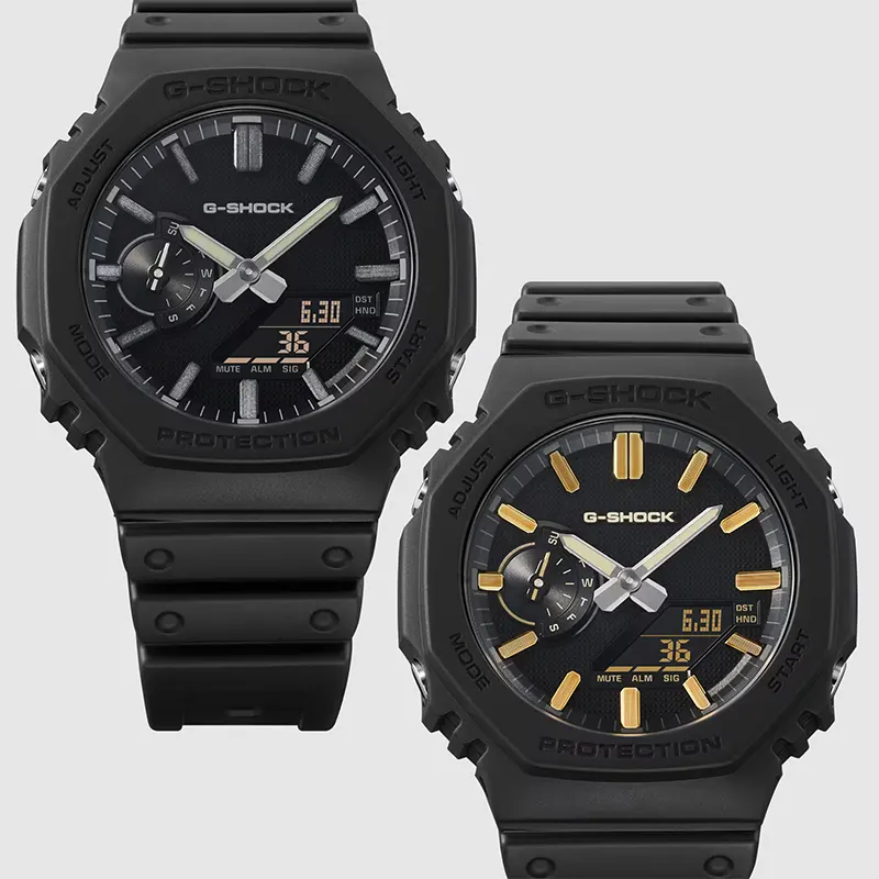 Casio G-Shock Carbon Core Guard Luxe Black Men's Watch | GA-2100LXB-1A