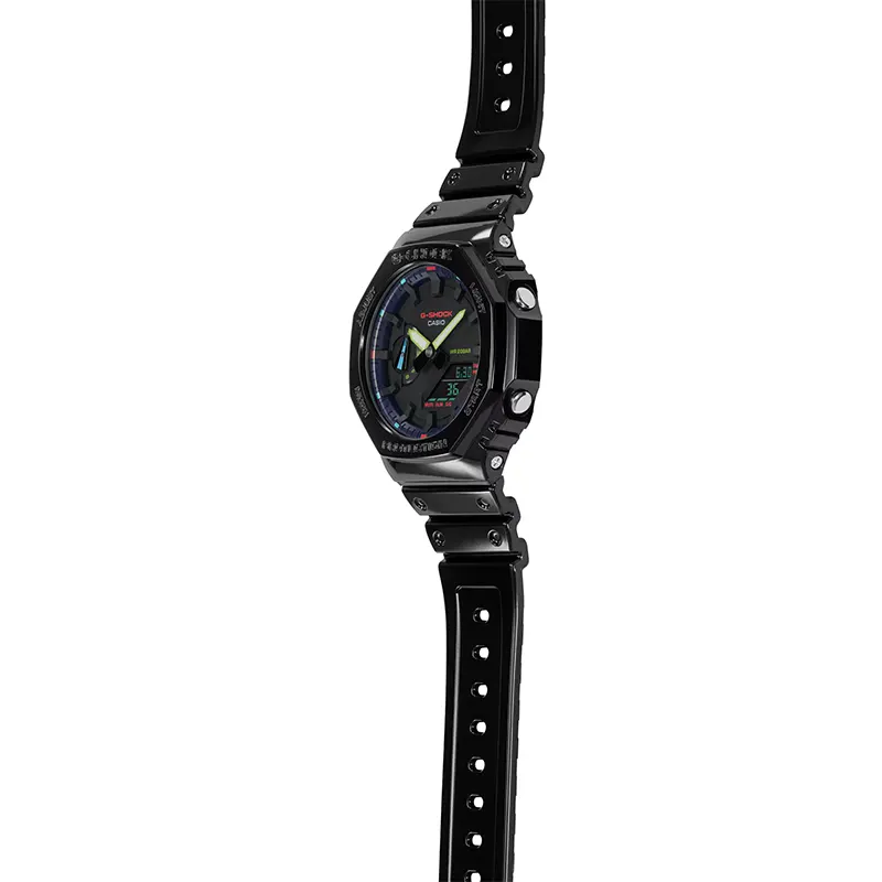 Casio G-Shock Cyber Style Spectrum Virtual Rainbow Men's Watch | GA-2100RGB-1A