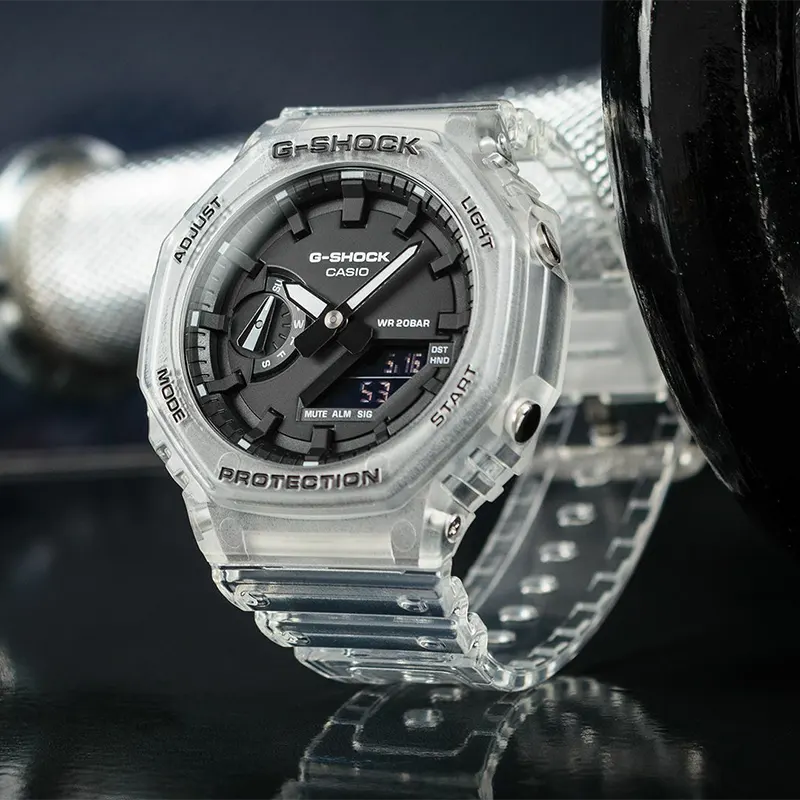 Casio G-Shock GA-2100SKE-7A Skeleton Translucent Men's Watch