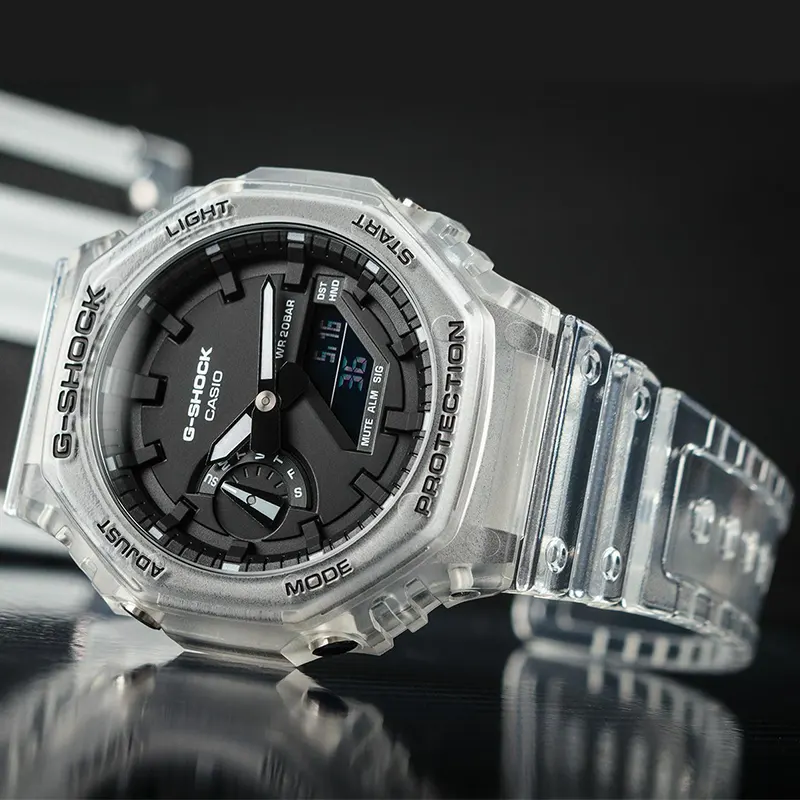 Casio G-Shock GA-2100SKE-7A Skeleton Translucent Men's Watch