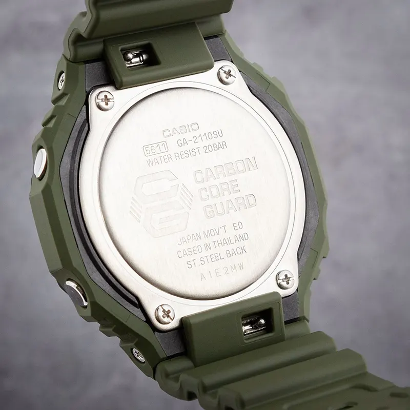 Casio G-Shock Urban Utility Green Military Black Dial Men's Watch | GA-2110SU-3A