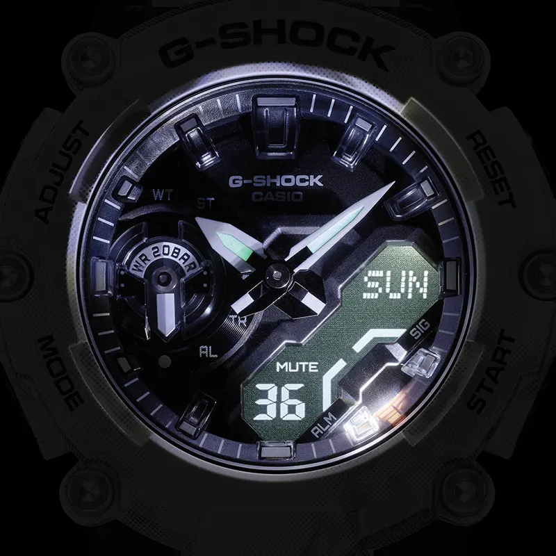 Casio G-Shock GA-2200GC-7A Frozen Forest Dual-time Men's Watch