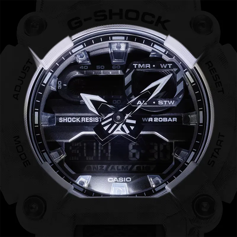 Casio G-Shock GA-900GC-7A Frozen Forest Dual-time Men's Watch