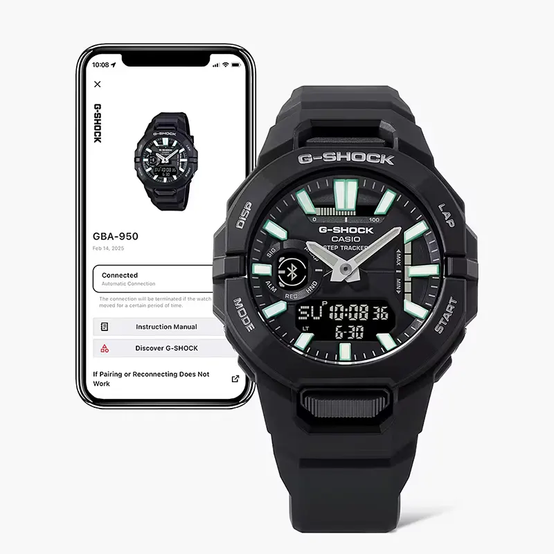 Casio G-Shock G-Squad Urban Sporty Step Tracker Bluetooth® Men's Watch | GBA-950-2A