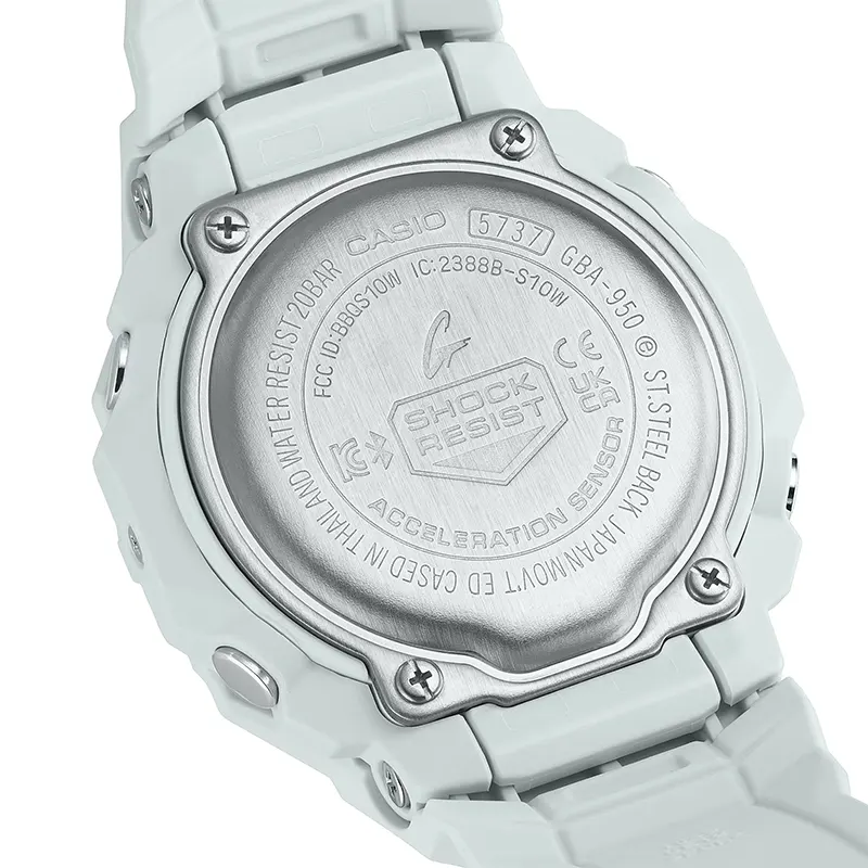 Casio G-Shock G-Squad Urban Sporty Step Tracker Bluetooth® Off White Men's Watch | GBA-950-7A