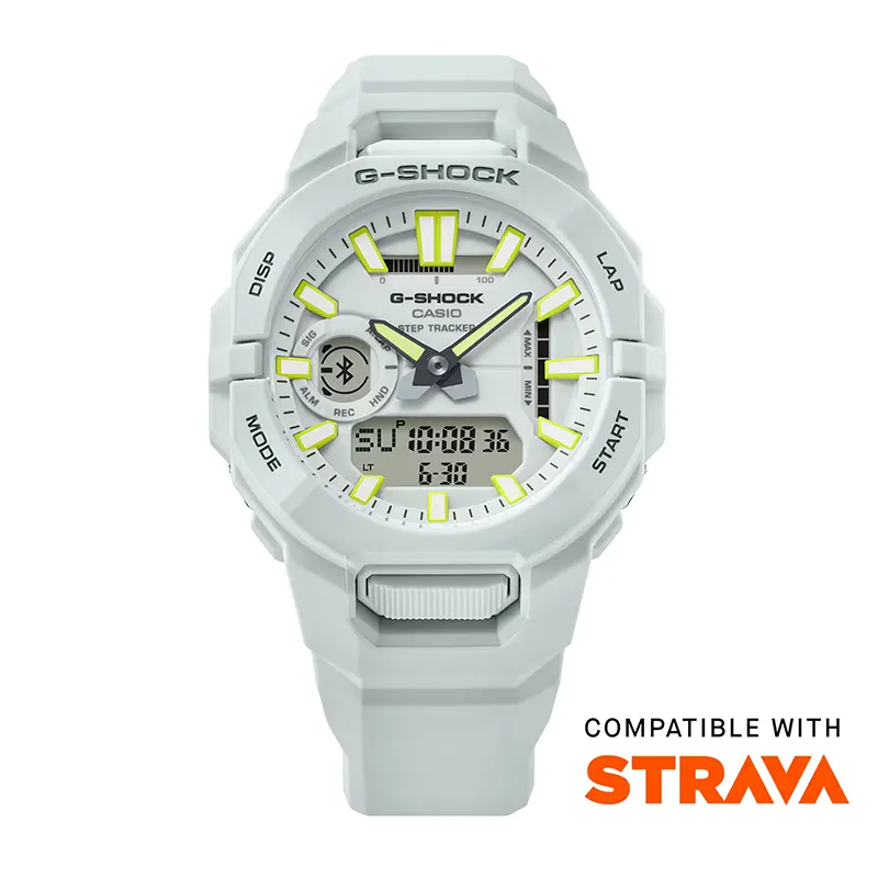 Casio G-Shock G-Squad Urban Sporty Step Tracker Bluetooth® Off White Men's Watch | GBA-950-7A