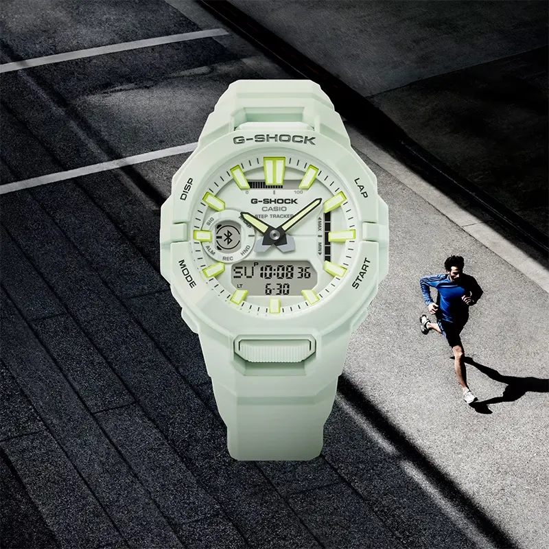 Casio G-Shock G-Squad Urban Sporty Step Tracker Bluetooth® Off White Men's Watch | GBA-950-7A