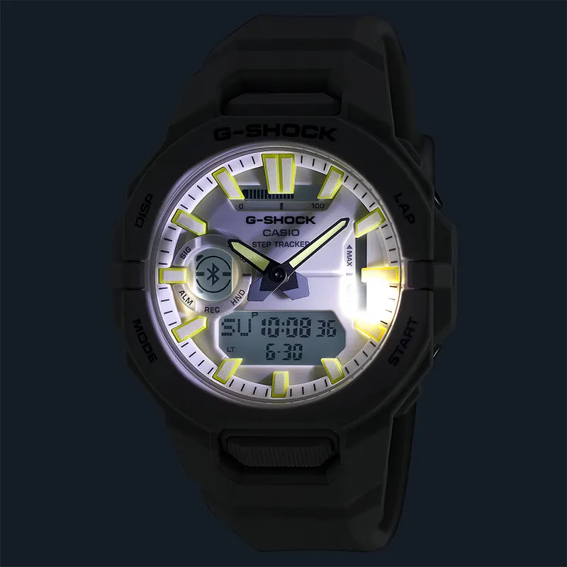 Casio G-Shock G-Squad Urban Sporty Step Tracker Bluetooth® Off White Men's Watch | GBA-950-7A