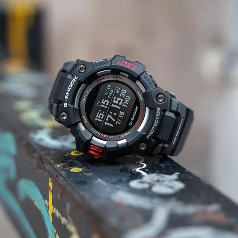 Casio G-Shock G-Squad Step Tracker Bluetooth® Black Dial Men's Watch | GBD-100-1