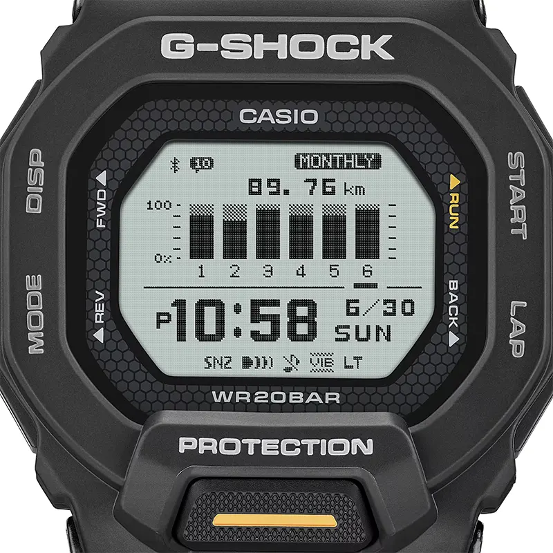 Casio G-Shock G-Squad Sports (Bluetooth) Digital Dial Men's Watch | GBD-200-1A1