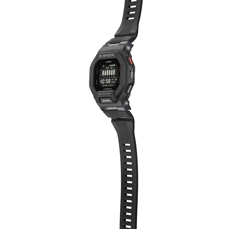 Casio G-Shock GBD-200-1 G-Squad (Bluetooth) Black Dial Men's Watch