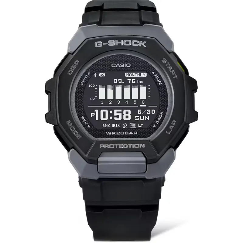 Casio G-Shock GBD-300-1 G-Squad Smartphone Link Black Dial Men's Watch