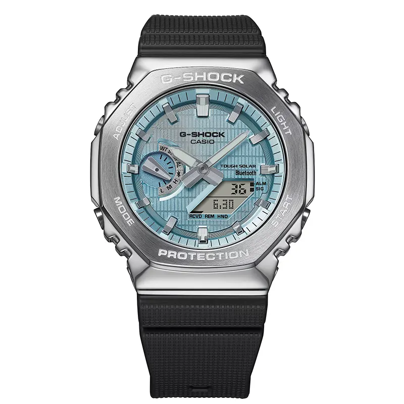 Casio G-Shock GBM-2100A-1A2 Tough Solar Bluetooth Ice Blue Dial Men's Watch