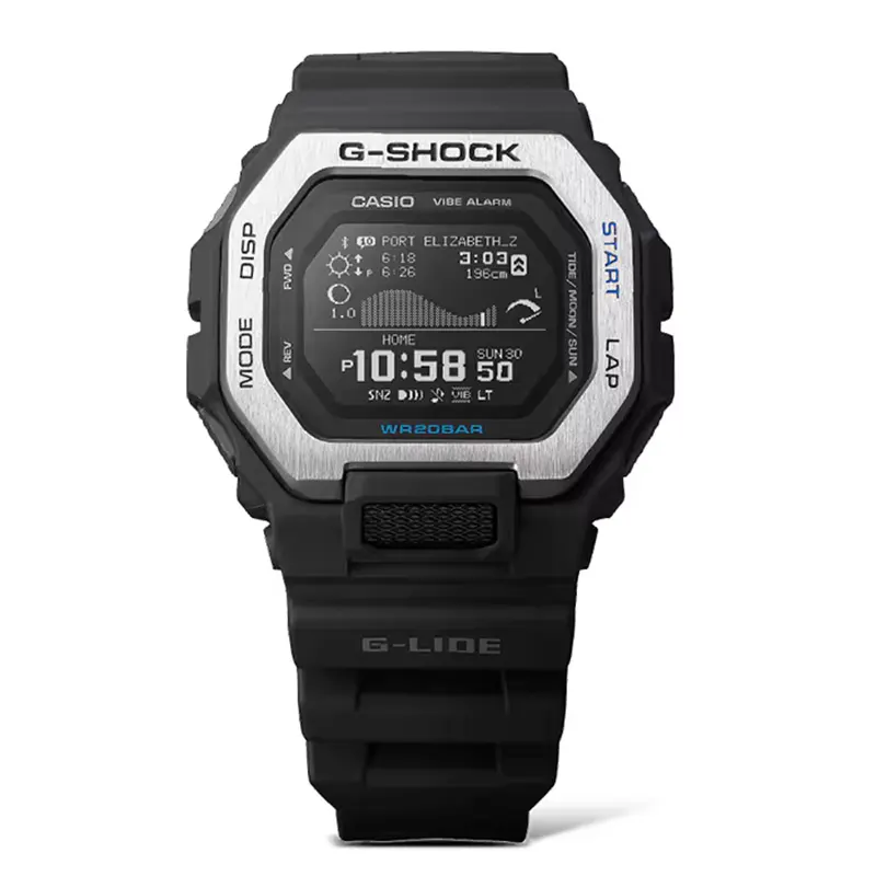 Casio G-Shock GBX-100-1 G-LIDE (Bluetooth) Black Dial Men's Watch