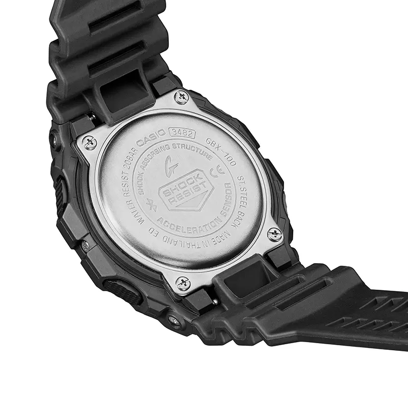 Casio G-Shock GBX-100NS-1 G-LIDE (Bluetooth) Black Dial Men's Watch