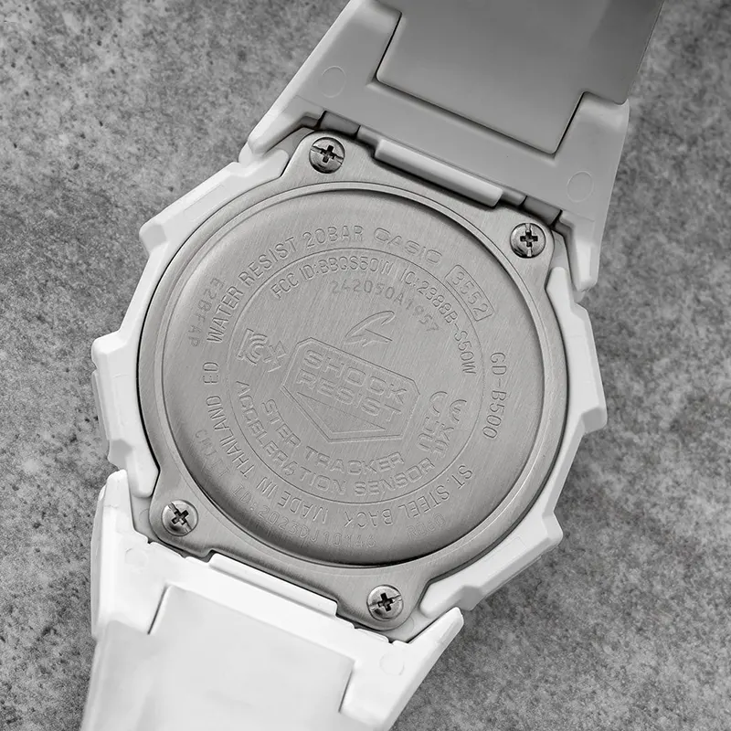Casio G-Shock Minimalist Step Counter Bluetooth® White Men's Watch | GD-B500-7