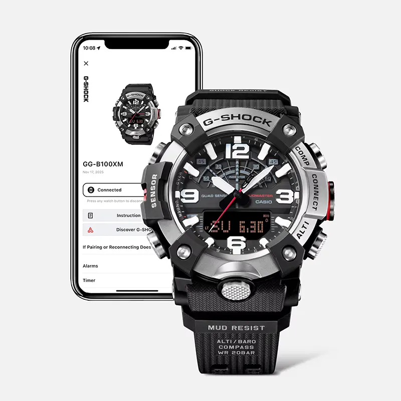 Casio G-Shock Mudmaster Extreme Multiple Sensor Bluetooth Men's Watch | GG-B100XMB-1A